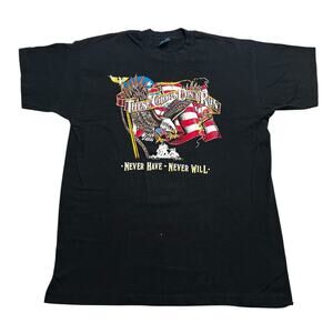 Vintage 90s "These Colors Don't Run" t-shirt Men Sz XL eagle American flag Retro